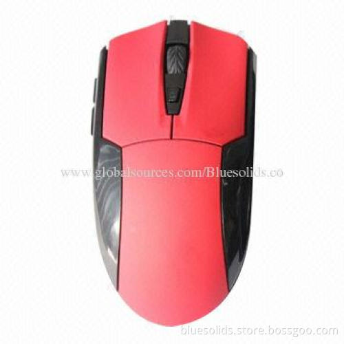 Flat Gaming Mouse with 1,600dpi Resolution, USB Interface